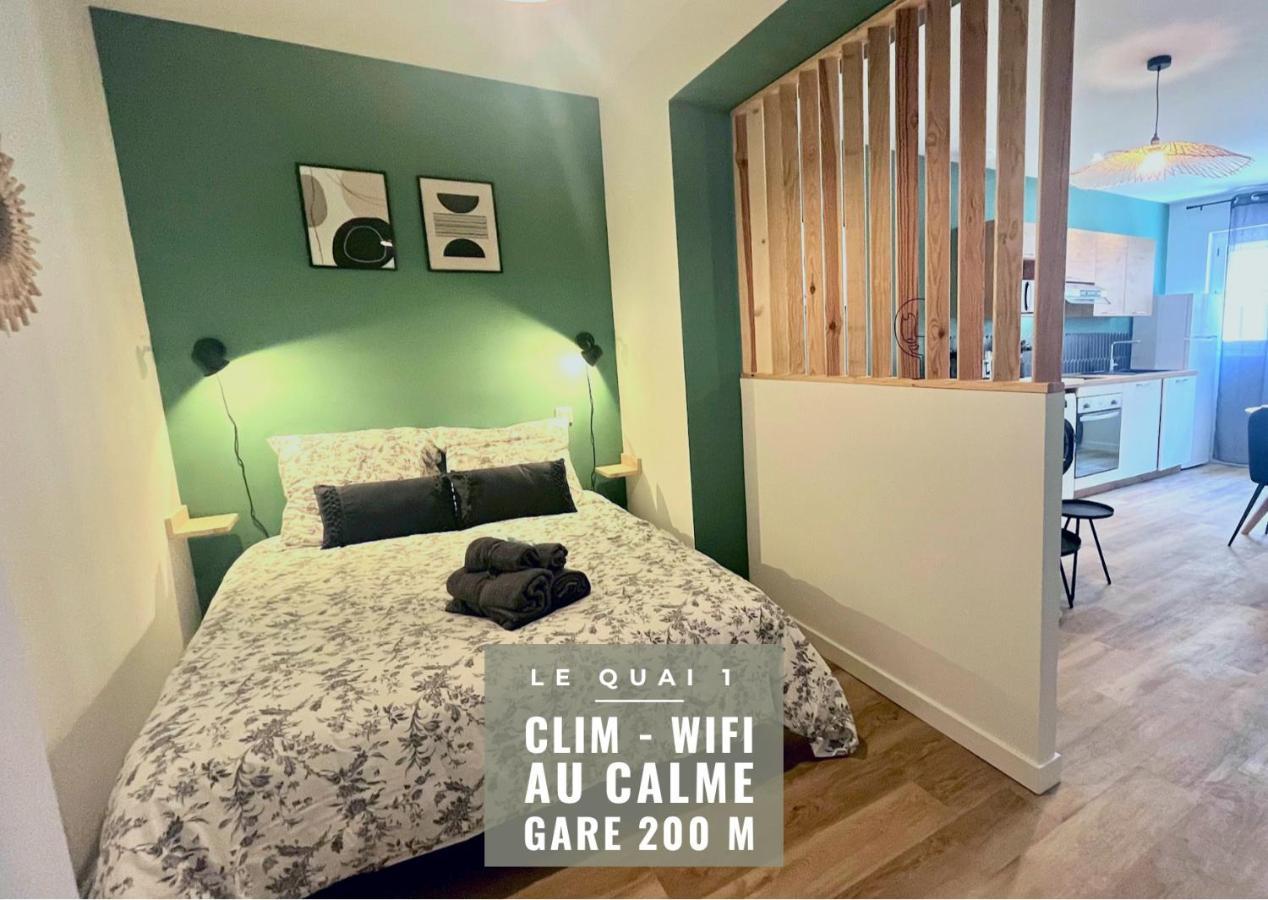 Le Quai 1 - Spacieux Studio Neuf Calme - Clim - Wifi - Gare A 200M Ажен Экстерьер фото